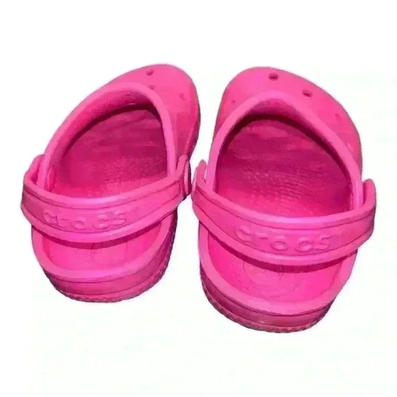 Crocs Classic Clog -  Kid - Pink Crush size 4 big kid pre-loved - Picture 5 of 8